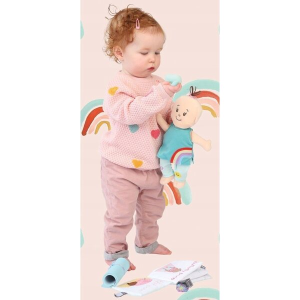 Yoga Baby Stella Manhattan Spielzeugset mit Puppe, Matte und Kinderbuch