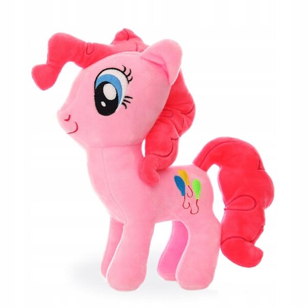 Peluche cavallo arcobaleno rosa 20 cm, morbido giocattolo per bambini 3+