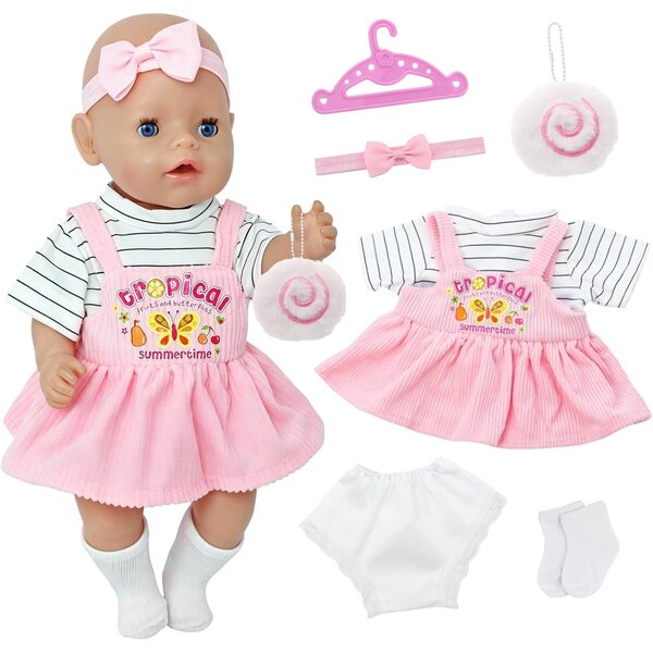 Kleidung für Puppen 35-43 cm – Bunte und stilvolle Kleidung für Puppen verschiedener Größen
