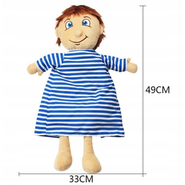 Bambola di pezza educativa Mr. and Mrs. Gadget 49 cm - modello anatomico per bambini