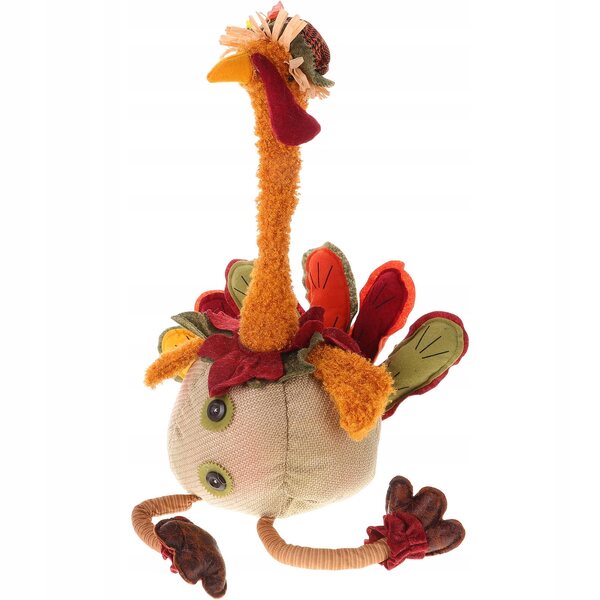 Dekorative Truthahnfigur für Thanksgiving und Herbstdekorationen