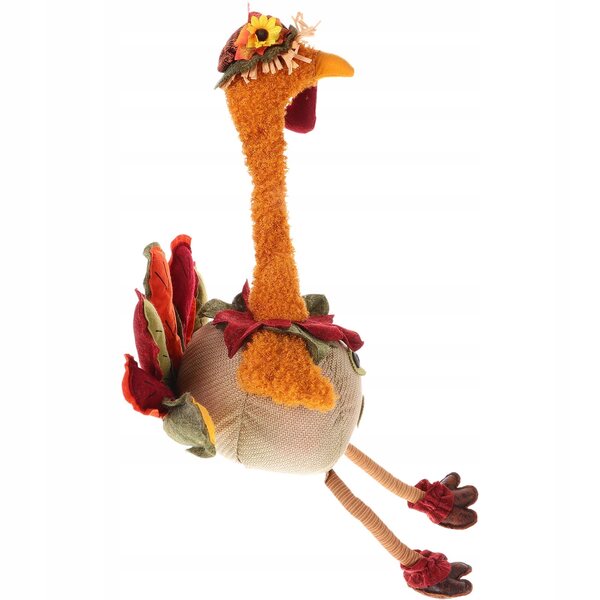 Dekorative Truthahnfigur für Thanksgiving und Herbstdekorationen