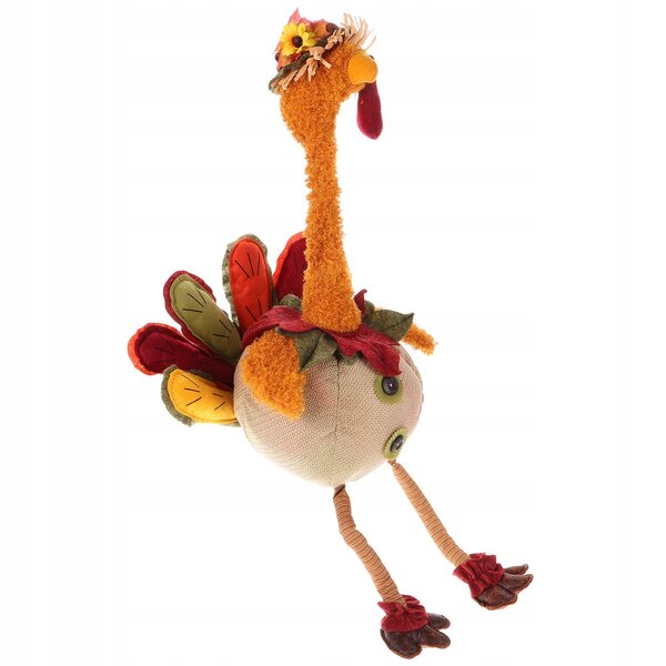 Dekorative Truthahnfigur für Thanksgiving und Herbstdekorationen