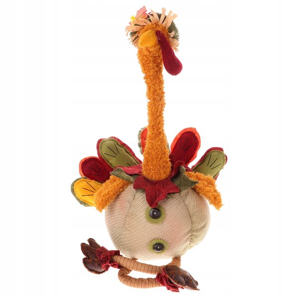 Dekorative Truthahnfigur für Thanksgiving und Herbstdekorationen
