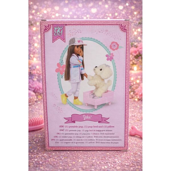 Glitter Girls Zeke 36 cm - Cucciolo di Peluche con Accessori per Bambini