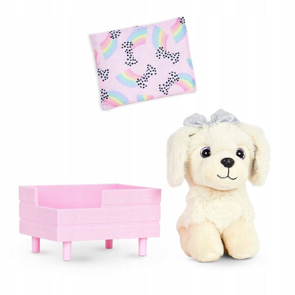 Glitter Girls Zeke 36 cm - Cucciolo di Peluche con Accessori per Bambini