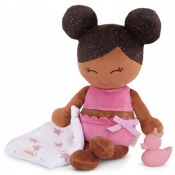 Laletta Brunetta Badezimmer mit weichem Stoff und Zubehör, 35 cm