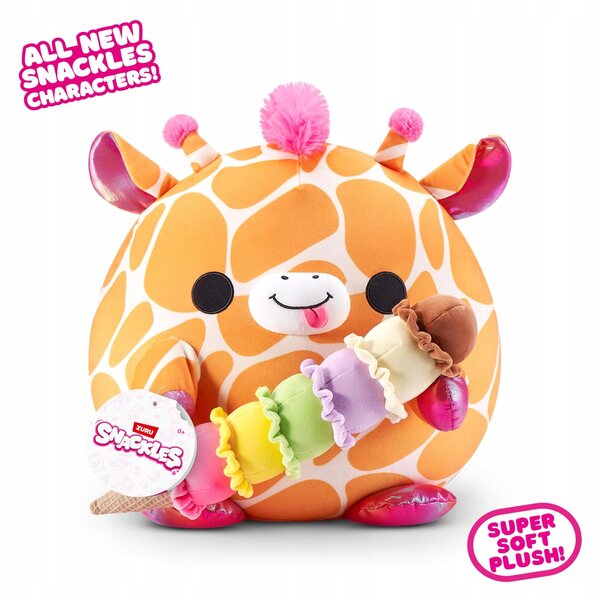Snackles Lola Giraffe Plüsch 35 cm mit Zubehör für Kinder ab 7 Jahren