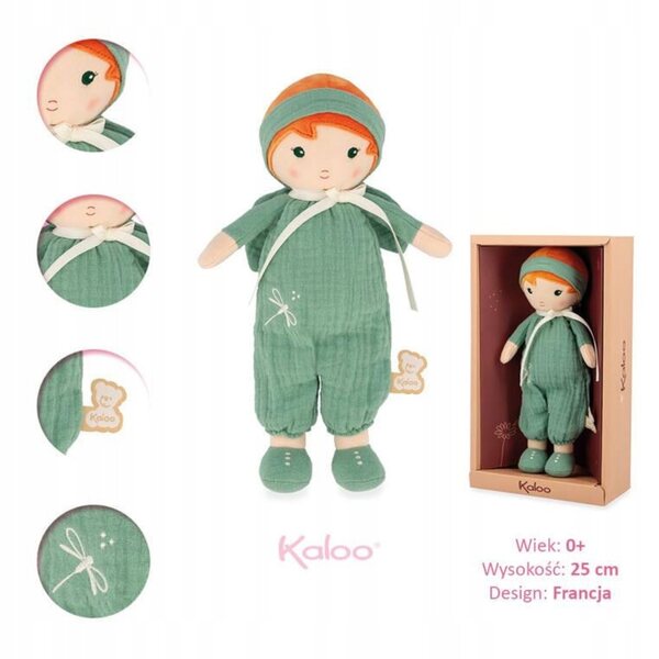 Kaloo Olivia 25 cm – Weiche französische Puppe in sicherer und waschbarer Geschenkbox