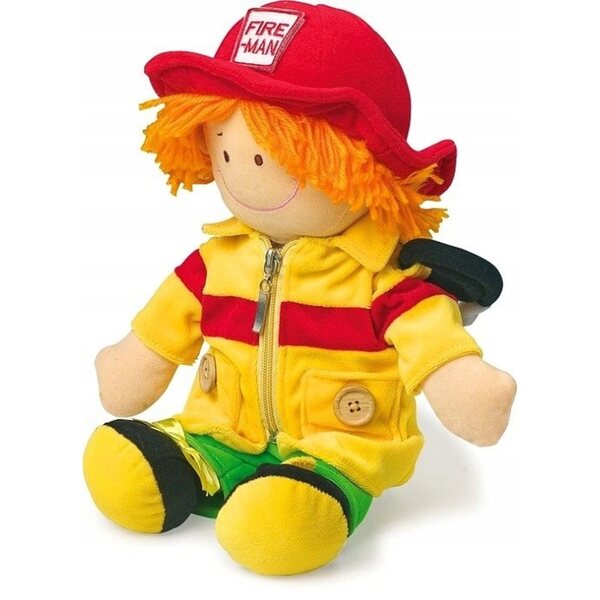 Set 3 bambole in stoffa con 3 mestieri per gioco creativo Small Foot