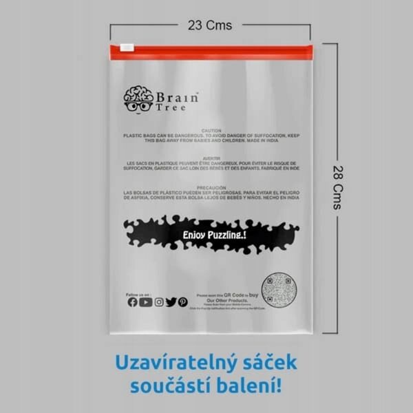 Brain Tree Puzzle 1000 Teile – Das Kätzchen schläft, klares und detailliertes Bild