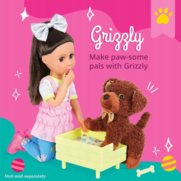 GLITTER GIRLS Pluszowy piesek 36 cm accessorio per bambole dai 3 anni