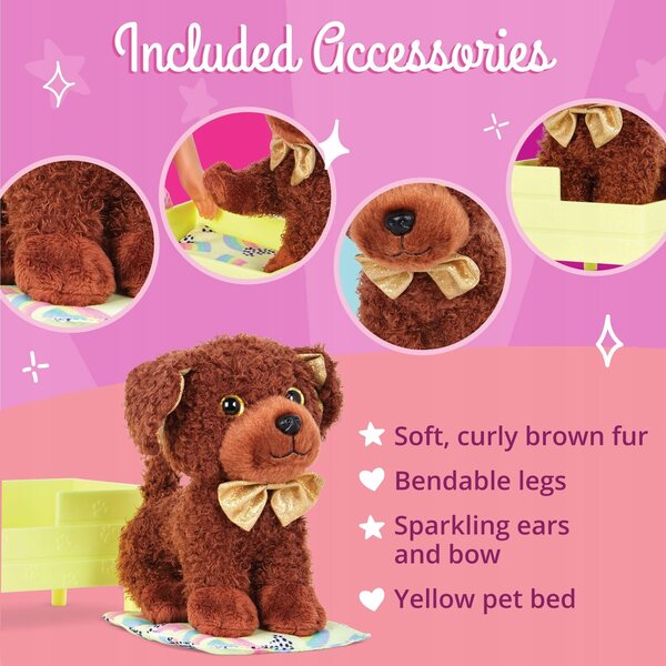 GLITTER GIRLS Pluszowy piesek 36 cm accessorio per bambole dai 3 anni