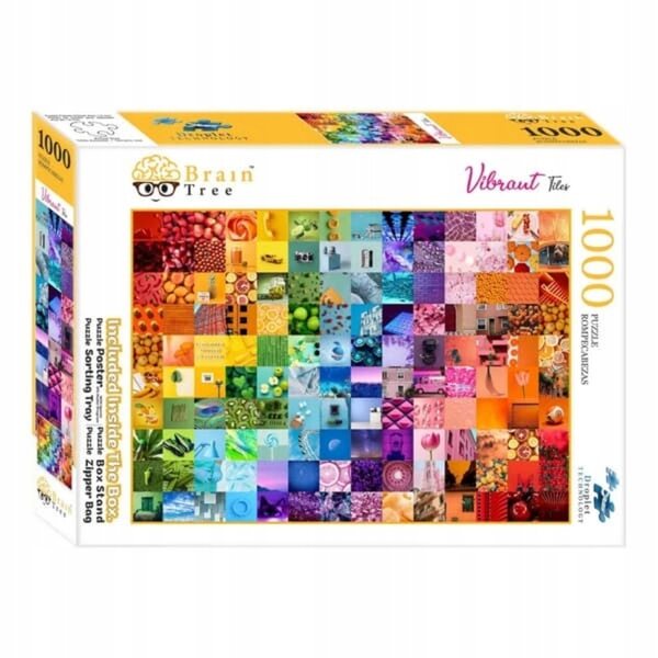 Brain Tree Puzzle 1000 Teile mit mattem Druck und einzigartigen Details 70x50 cm