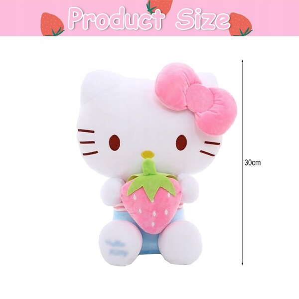 ZALOIFE Peluche Gatto Bianco 30 cm Gioco Morbido per Bambini dai 3 Anni