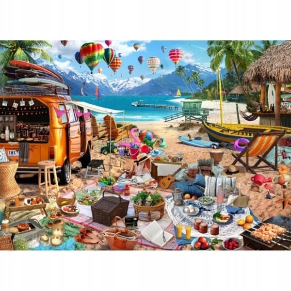 Brain Tree Beach Holidays Puzzle 1000 Teile – hohe Qualität und einzigartige Details