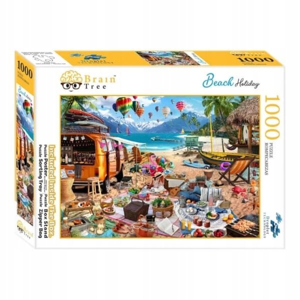 Brain Tree Beach Holidays Puzzle 1000 Teile – hohe Qualität und einzigartige Details