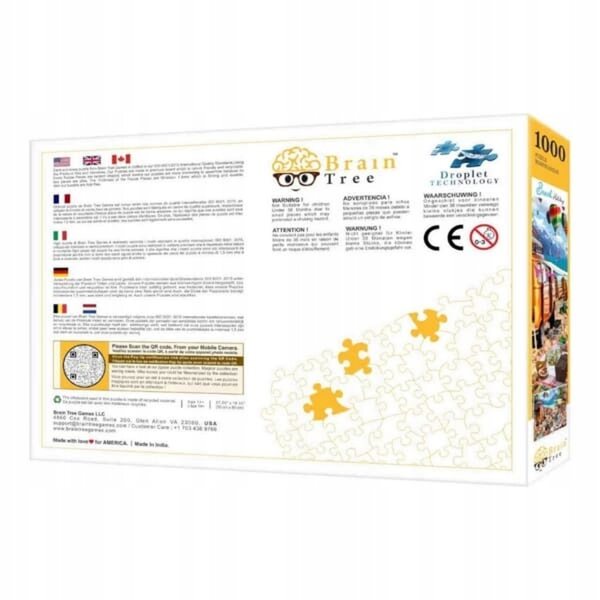 Brain Tree Beach Holidays Puzzle 1000 Teile – hohe Qualität und einzigartige Details