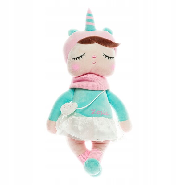 Lalčka Metoo personalisiert mit Namen, Stoff Einhorn Plüsch 35-50 cm