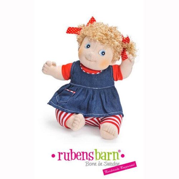 Bambola di pezza Rubens Barn Olivia 31 cm certificata CE per bambini da 1 mese