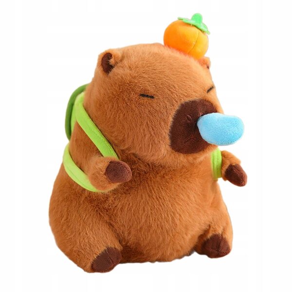 Peluche Kapibara Morbida con Bolla di Muco Retrattile - Giocattolo Unisex 30cm