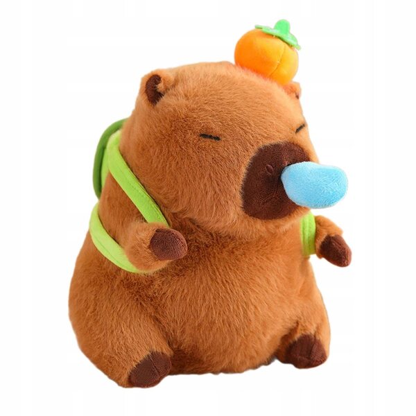 Peluche Kapibara Morbida con Bolla di Muco Retrattile - Giocattolo Unisex 30cm