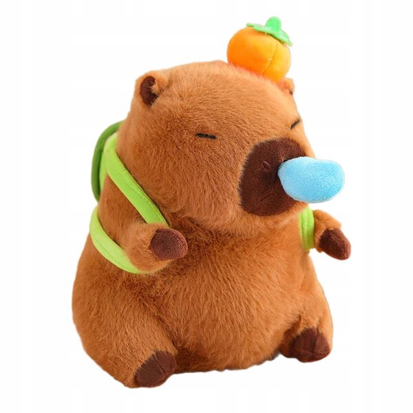 Peluche Kapibara Morbida con Bolla di Muco Retrattile - Giocattolo Unisex 30cm