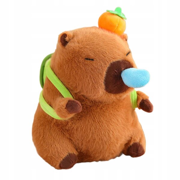 Peluche Kapibara Morbida con Bolla di Muco Retrattile - Giocattolo Unisex 30cm