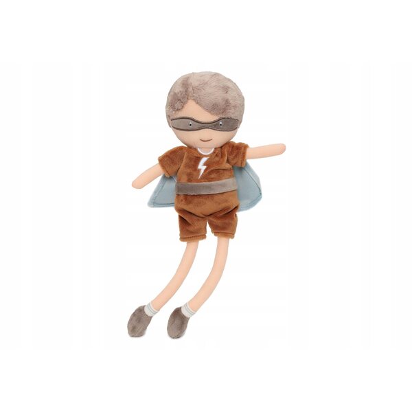 Jollein Pupazzo Supereroe Dave in Morbido Poliestere 32x10x6 cm per Bambini 3+