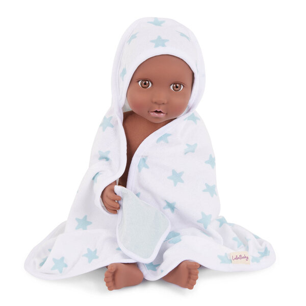 LullaBaby Badedecke mit Zubehör für neugeborene Puppe 35,5 cm