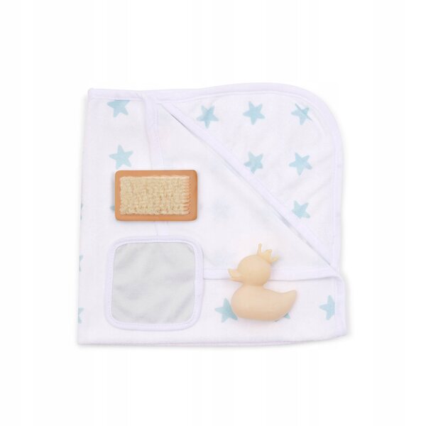LullaBaby Badedecke mit Zubehör für neugeborene Puppe 35,5 cm