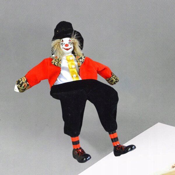 Keramik-Clown-Puppe: Einzigartige und handwerkliche Dekoration für Zuhause und Büro