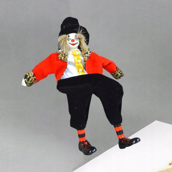Keramik-Clown-Puppe: Einzigartige und handwerkliche Dekoration für Zuhause und Büro