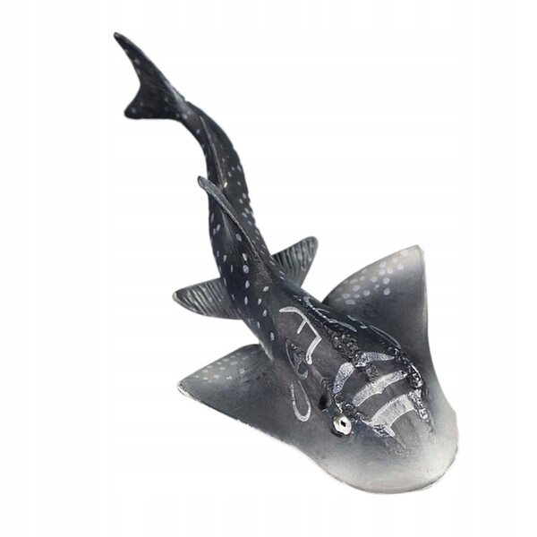 Gioco Educativo Pesce Chitarra Nero in Plastica, Modello Realistico per Bambini