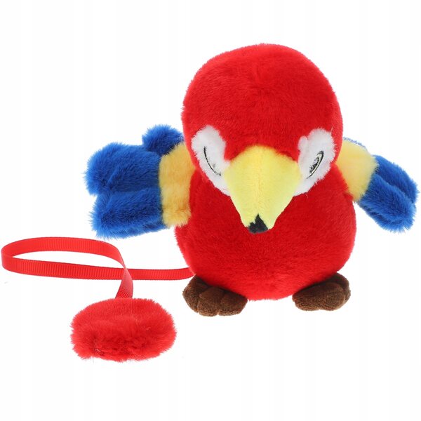 Pappagallo pirata di peluche sulla spalla: un giocattolo colorato per i fan dei pirati