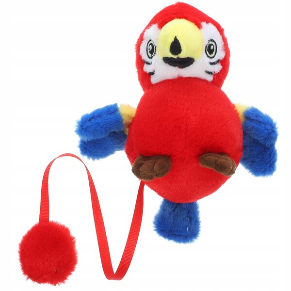 Pappagallo pirata di peluche sulla spalla: un giocattolo colorato per i fan dei pirati