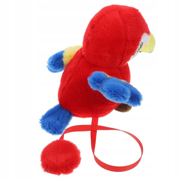Pappagallo pirata di peluche sulla spalla: un giocattolo colorato per i fan dei pirati