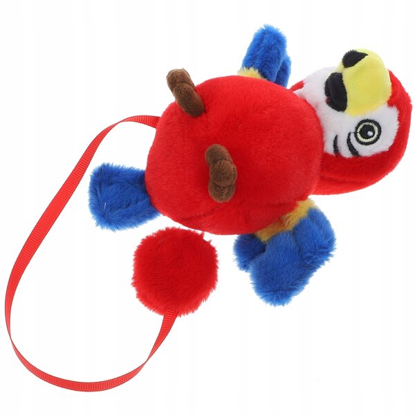 Pappagallo pirata di peluche sulla spalla: un giocattolo colorato per i fan dei pirati
