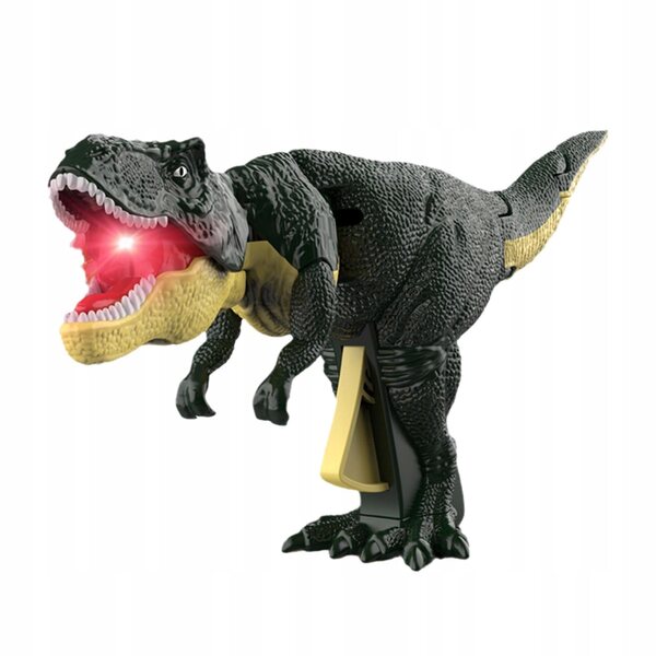 Giocattolo dito dinosauro telescopico con effetti sonori e articolazioni flessibili