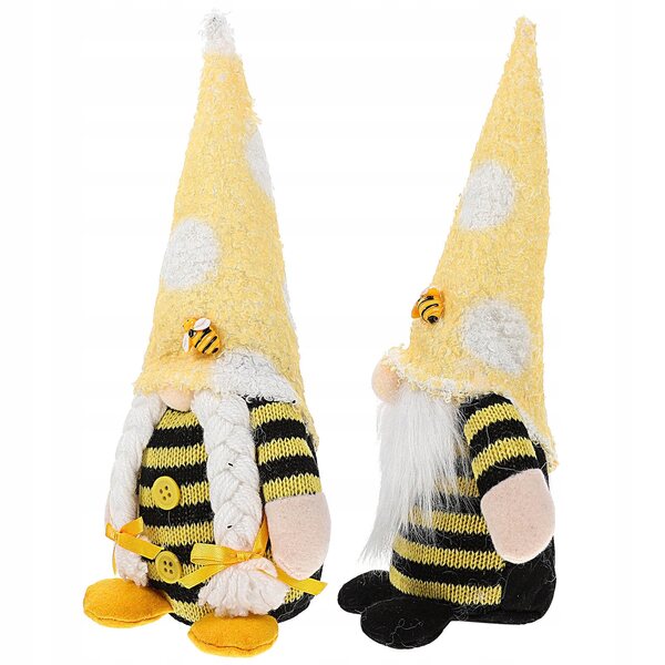 Set 2 bambole gnomo decorative per festival estivo – decorazioni casa originali