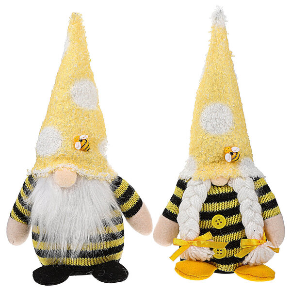 Set 2 bambole gnomo decorative per festival estivo – decorazioni casa originali