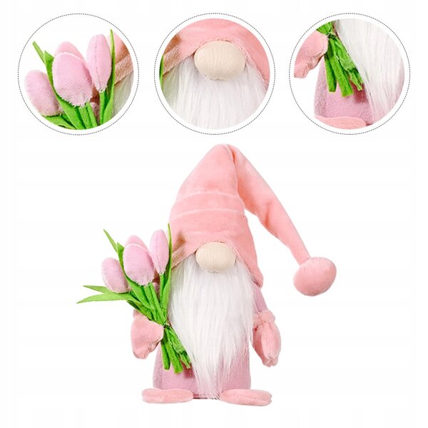 Bambola morbida senza volto ideale regalo per bambine e decorazione casa 37 cm