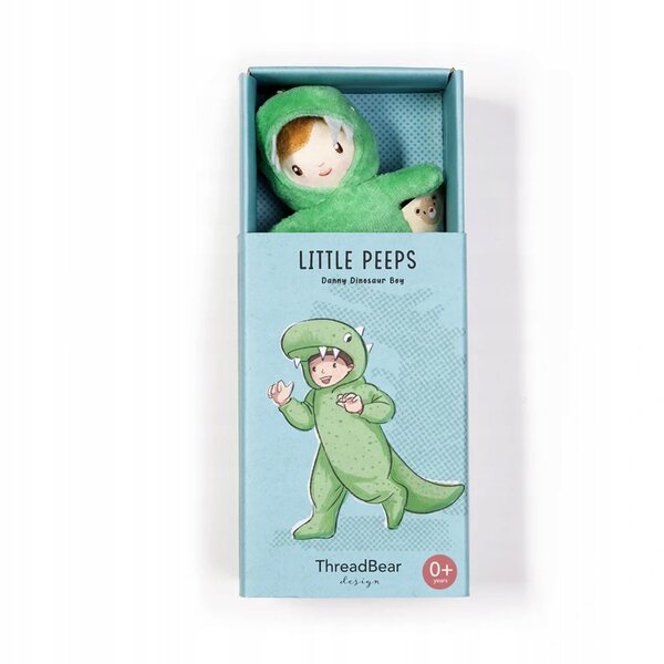 Danny in the Box Dinosaur Doll – ThreadBear Design, Giocattolo Creativo per Bambini