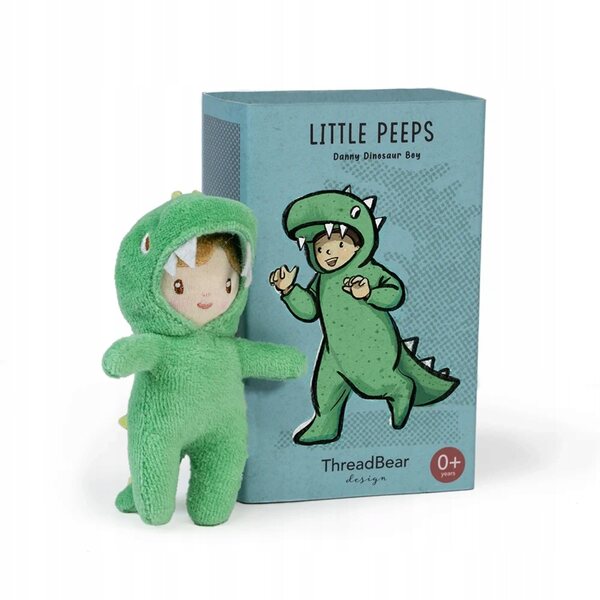 Danny in the Box Dinosaur Doll – ThreadBear Design, Giocattolo Creativo per Bambini