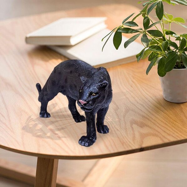 Figura animale in PVC ecologico, postura stante, decorazione e regalo per bambini