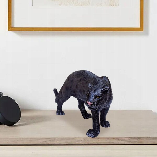 Figura animale in PVC ecologico, postura stante, decorazione e regalo per bambini