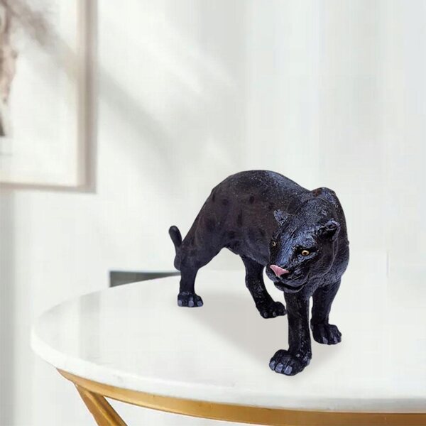 Figura animale in PVC ecologico, postura stante, decorazione e regalo per bambini