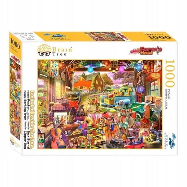 Brain Tree 1000-teiliges Puzzle mit einzigartigem Design und Premium-Qualität