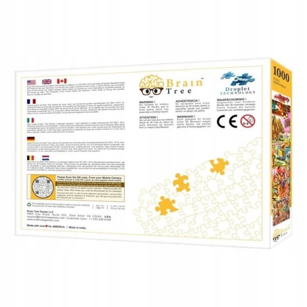 Brain Tree 1000-teiliges Puzzle mit einzigartigem Design und Premium-Qualität