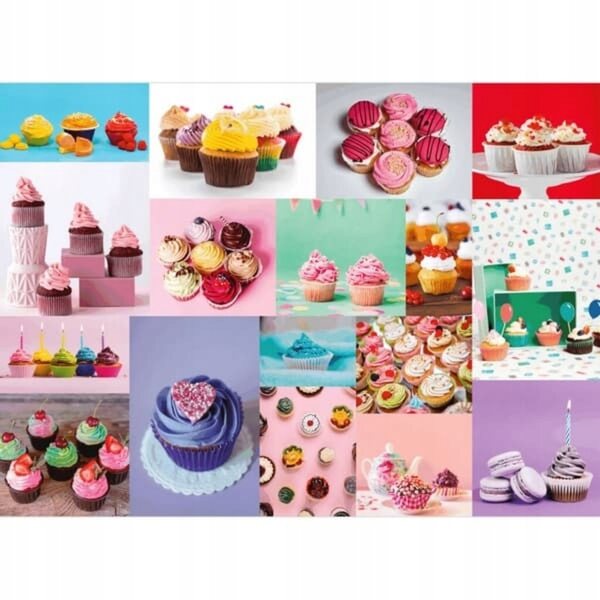 Brain Tree Puzzle 1000 Teile Ciasta Cupcakes mit mattem Finish und einzigartigen Details